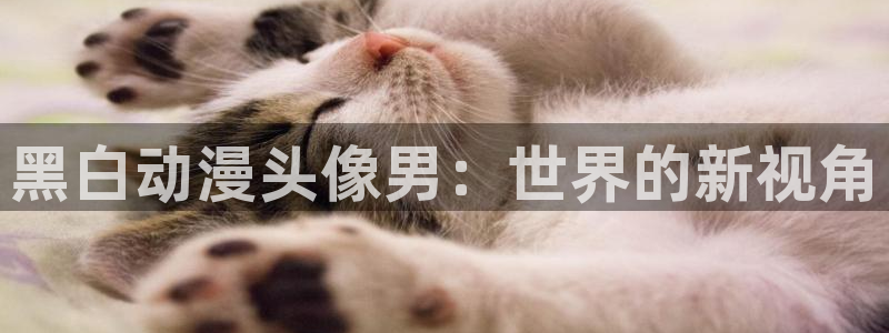omofun动漫官方下载app：黑白动漫头像男：世界的新视角