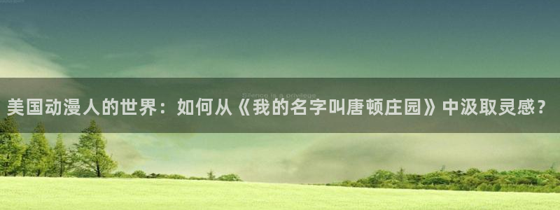 omofun动漫怎么下载：美国动漫人的世界：如何从《我的名字叫唐顿庄园》中汲取灵感？